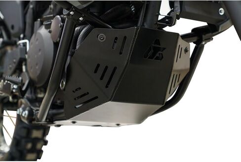TUSK Aluminium Skid Plate أسود متوافق مع Kawasaki KLR650 2022-2025 in Kuwait