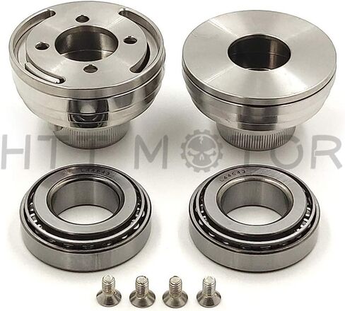 XKMT-Conversion Neck Cup Cups Kit 7/8" to 1" Evo Front End Compatible With Harley Ironhead Sportster [B07NSHF2CL] in Saudi Arabia