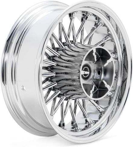 TOFR 16 inch Chrome Rear Wheel Rim 36 Fat King Spokes Tubeless For Harley Touring 2009-2023 FLHR FLHRXS Road King FLHXS Street Glide Special FLTRK Road Glide FLHT FLHTC FLHTCU Electra Glide in Kuwait
