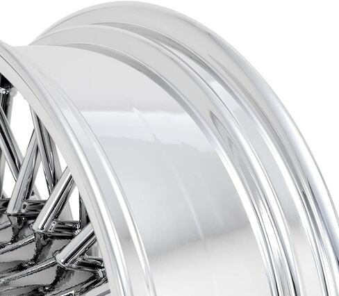 TOFR 16 inch Chrome Rear Wheel Rim 36 Fat King Spokes Tubeless For Harley Touring 2009-2023 FLHR FLHRXS Road King FLHXS Street Glide Special FLTRK Road Glide FLHT FLHTC FLHTCU Electra Glide in Kuwait