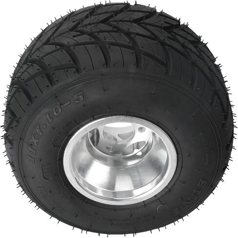 10x4.50-5 إطارات وحافات الكارت الأمامية ، وحافات الإطارات الأمامية 2pcs ، وعجلات العربة وإطاراتها 10x4.50-5 ، وعجلات السباق إطار المطر مع 3 ثقوب للدراجة الصغيرة atv Quad Drift Lawn Mower in Kuwait