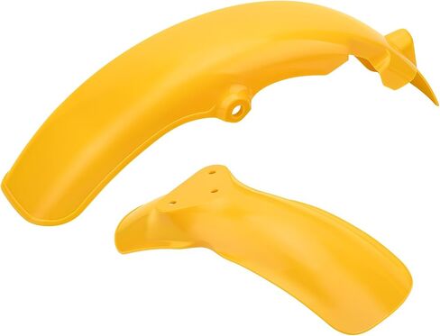 M Mati Front & الخلفي مجموعة Mudguard الأصفر لـ Suzuki JR50 1978-1999 53111-04420-25Y 63111-04411-25Y in Saudi Arabia