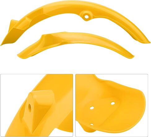 M Mati Front & الخلفي مجموعة Mudguard الأصفر لـ Suzuki JR50 1978-1999 53111-04420-25Y 63111-04411-25Y in Saudi Arabia