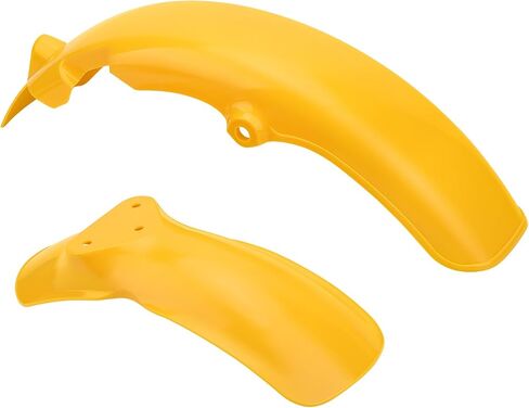 M Mati Front & الخلفي مجموعة Mudguard الأصفر لـ Suzuki JR50 1978-1999 53111-04420-25Y 63111-04411-25Y in Saudi Arabia