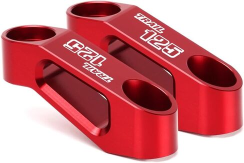 Compatible with Hon&da Trail 125 Any year Motorcycle Rearview Mirror Risers Extenders ct125 trail ct125 hunter cub trail 125 Accessories (black) in Saudi Arabia