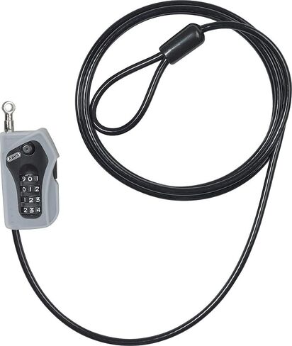ABUS 525230 قفل خاص Combiloop 205 قفل الكابل، أسود in Saudi Arabia