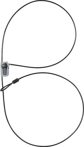 ABUS 525230 قفل خاص Combiloop 205 قفل الكابل، أسود in Saudi Arabia