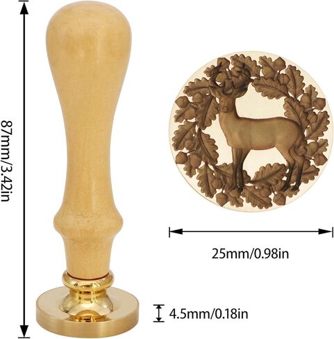 Wax Seal Stamp The Dragon and Rose Wax Seal Laser Engraving Wax Seal Stamps 3D Relievo Wax Seal Removable Wooden Handle Wax Stamp Retro Wax Seal Stamps Beautiful Wax Stamp Seal in Kuwait