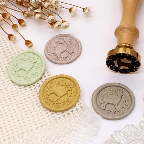 Wax Seal Stamp The Dragon and Rose Wax Seal Laser Engraving Wax Seal Stamps 3D Relievo Wax Seal Removable Wooden Handle Wax Stamp Retro Wax Seal Stamps Beautiful Wax Stamp Seal in Kuwait