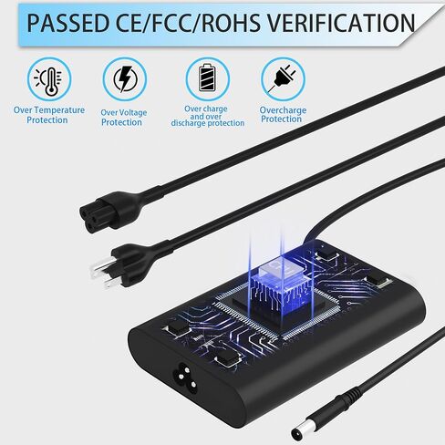 45W 65W Computer Charger Replacement for Dell Inspiron 11 13 14 15 3000 5000 7000 inspiron 3452 3551 3552 3558 3559 5552 5555 5558 5559 5565 5567 5568 5570 5578 P51F P25T P24T P57G laptop power cord in Kuwait
