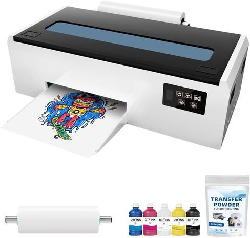 ورق فيلم نقل DTF - A4 (8.4 بوصة × 11.7 بوصة) 25 ورقة غير لامعة على الوجهين، ورق نقل حراري PET لطابعة التسامي، طباعة مباشرة على منسوجات القمصان - من جودورا in Kuwait