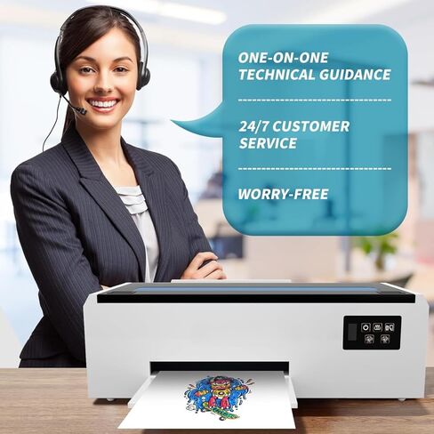 ورق فيلم نقل DTF - A4 (8.4 بوصة × 11.7 بوصة) 25 ورقة غير لامعة على الوجهين، ورق نقل حراري PET لطابعة التسامي، طباعة مباشرة على منسوجات القمصان - من جودورا in Kuwait