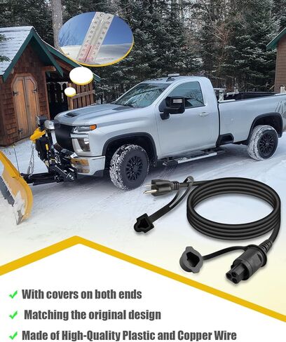 84564686 بلوك سلك سلك شيفروليه سيلفرادو 1500/LD/LTD 2019-2023 Duramax Trucks 2020-2024 ، كابل سخان سائل تبريد المحرك مناسب لـ GM Chevy Silverado 2500/3500 HD in Kuwait