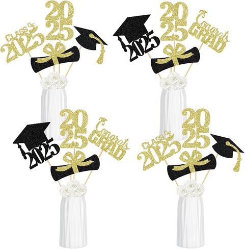 2024 Graduation Centerpieces Sticks Purple Graduation Party Centerpieces for Tables 2024, Graduation Table Toppers 2024 Purple Class of 2024 Graduation Table Centerpieces Decorations - 24Pcs in Saudi Arabia
