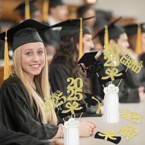 2024 Graduation Centerpieces Sticks Purple Graduation Party Centerpieces for Tables 2024, Graduation Table Toppers 2024 Purple Class of 2024 Graduation Table Centerpieces Decorations - 24Pcs in Saudi Arabia
