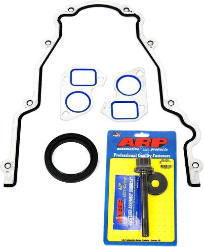Michigan Motorsports LS7 LS3 DRY SUMP CAM CAMKET KIT - ARP PAMPER BOLT ، غطاء توقيت ، مضخة المياه وختم الكرنك 7.0 LS7 و 6.2 جاف SUMP LS3 ARP 234-2504 موازين التوافقي in Kuwait