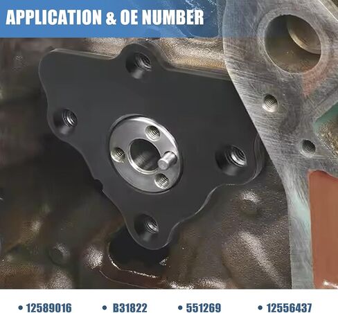 طقم صفيحة من عمود الحدبات مع حشية ومسامير متزايدة متوافقة مع محركات كاديلاك تشيفي GMC بويك هومر بونتياك ساب LS & LT 4.8L 5.3L 5.7L 6.0L 6.2L - استبدل 12589016 in Kuwait