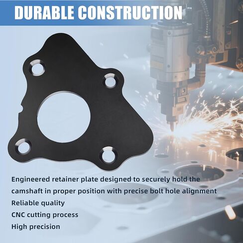 طقم صفيحة من عمود الحدبات مع حشية ومسامير متزايدة متوافقة مع محركات كاديلاك تشيفي GMC بويك هومر بونتياك ساب LS & LT 4.8L 5.3L 5.7L 6.0L 6.2L - استبدل 12589016 in Kuwait