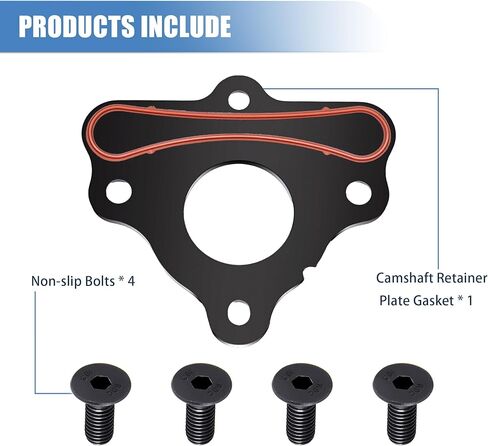طقم صفيحة من عمود الحدبات مع حشية ومسامير متزايدة متوافقة مع محركات كاديلاك تشيفي GMC بويك هومر بونتياك ساب LS & LT 4.8L 5.3L 5.7L 6.0L 6.2L - استبدل 12589016 in Kuwait