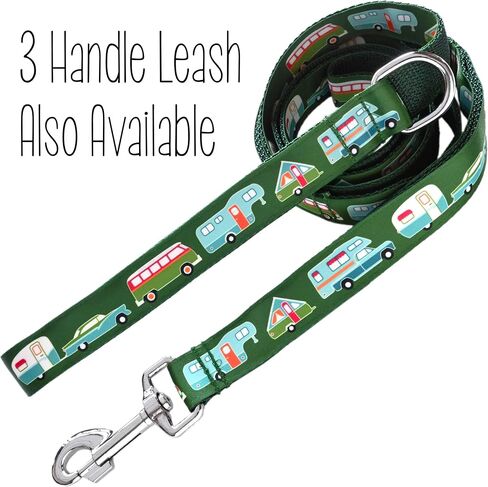 Camper Keychain - Red Key Fob Strap - 1 x 6 Inch Loop - Vintage Car & Trailer - Camper Van - Fifth Wheel - Truck Camper - A-Frame Trailer - Cute Camping Gift - Handmade by Green Acorn Kitchen in Saudi Arabia