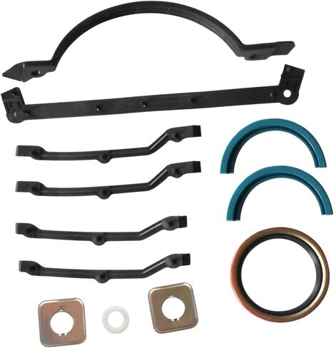 مجموعة طوقا كاملة المحرك مجموعة W/SEAL SILICONE FOR FORD 260 289 302 1963-1982 FORD 302 FULL GASKET SET FOTS FORD 302 V8 2 قطعة ختم خلفي 1968-1982 P/N F302-4 4.3L 4.7L 5L V8 in Kuwait