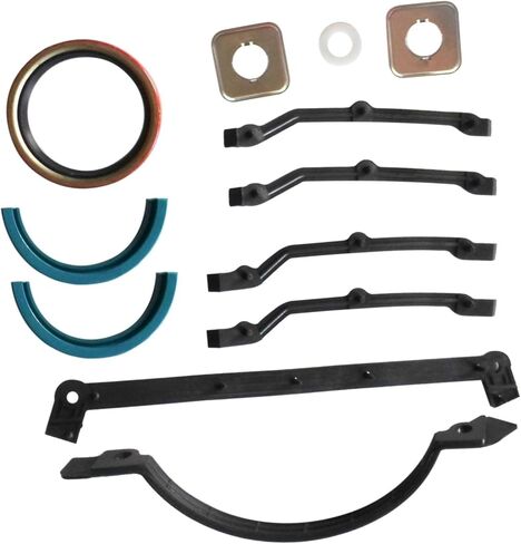 مجموعة طوقا كاملة المحرك مجموعة W/SEAL SILICONE FOR FORD 260 289 302 1963-1982 FORD 302 FULL GASKET SET FOTS FORD 302 V8 2 قطعة ختم خلفي 1968-1982 P/N F302-4 4.3L 4.7L 5L V8 in Kuwait
