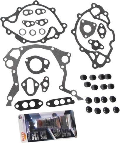 مجموعة طوقا كاملة المحرك مجموعة W/SEAL SILICONE FOR FORD 260 289 302 1963-1982 FORD 302 FULL GASKET SET FOTS FORD 302 V8 2 قطعة ختم خلفي 1968-1982 P/N F302-4 4.3L 4.7L 5L V8 in Kuwait