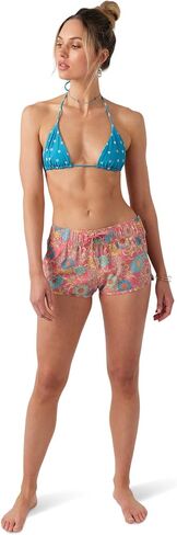 O'NEILL Womens Swim Laney 2 Printed Stretch Board Elastic Waist Shorts, Multi Colored, M in Saudi Arabia