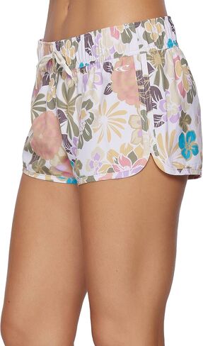 O'NEILL Womens Swim Laney 2 Printed Stretch Board Elastic Waist Shorts, Multi Colored, M in Saudi Arabia
