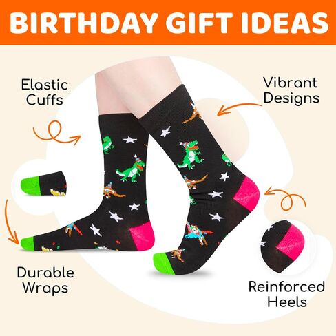 HAPPYPOP 13th Year Old Birthday Gifts for Girls - Socks for Teenager Girls Boys Age 13, 13 Yr Old Gift Ideas, Presents for 13 Year Old in Saudi Arabia