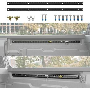 Trail Rail System Compatible with 2022-2025 Ford Maverick Truck Bed Rail System Tie Down Rails Replacement for 2022-2025 Ford Maverick Accessories