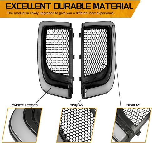 Lower Fairing Grill Light LED Turn Signal Running Light Fit for Harley Road Glide Street Glide Electra Glide Ultra Limited 2014-2023 Smoke in Saudi Arabia