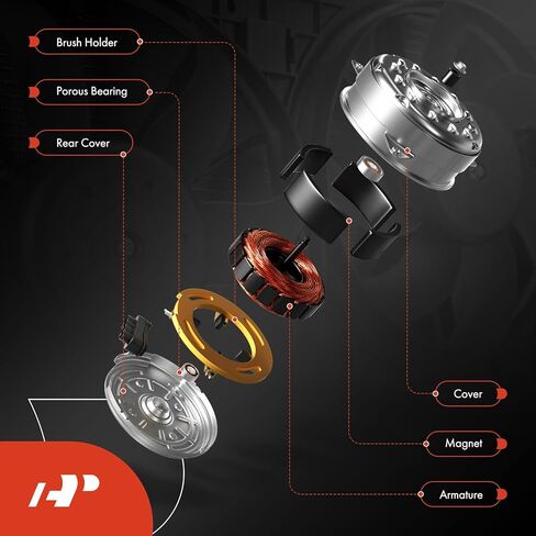 محرك مروحة المبرد A -premium متوافق مع تويوتا ، هوندا ، ميتسوبيشي ، أكورا ، جيو ، دودجو ، إيسوزو ، مازدا ، ميركوري ، شيفروليه وبلايموث - كامري ، كورولا ، سيدي ، أوفسي ، أوديس ، كولت ، ومزيد من in Saudi Arabia