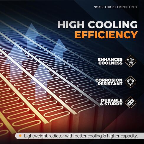 Auto Dynasty Radiator Compatible with 1999-2006 Silverado Sierra Yukon Tahoe Suburban 4.3L 4.8L 5.3L AT, DPI 2334 Factory Style 1-Row Cooling Radiator, 28-1/4" W X 18-11/16" H X 1" D in Kuwait