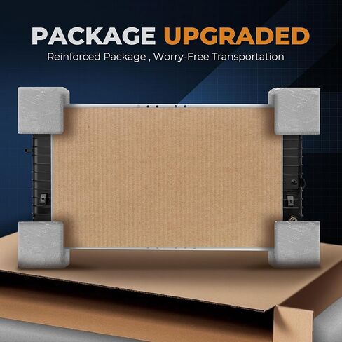 Auto Dynasty Radiator Compatible with 1999-2006 Silverado Sierra Yukon Tahoe Suburban 4.3L 4.8L 5.3L AT, DPI 2334 Factory Style 1-Row Cooling Radiator, 28-1/4" W X 18-11/16" H X 1" D in Kuwait