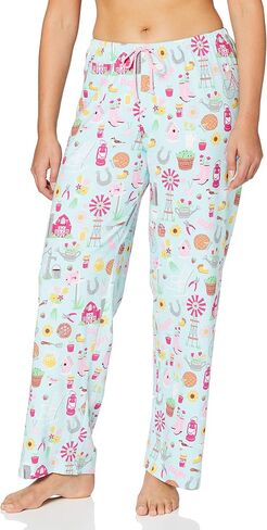Hatley Women's Pajama Pants, Pink Plaid Bears, Medium in Saudi Arabia