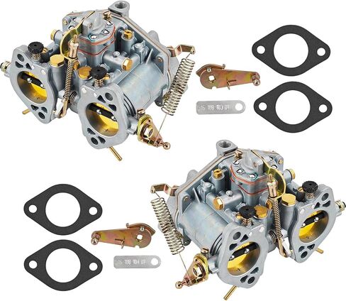 زوج جديد المكربن متوافق مع بورشه 356 و 912 SOLEX 40PII 1960-63 Super90 و 356SC 63-65 （الكربورادور الأيسر واليمين） in Kuwait
