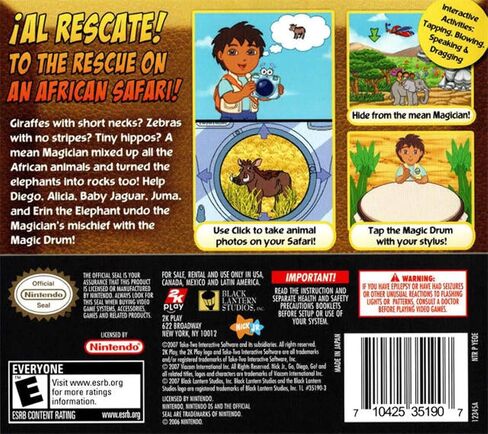 Go Diego Go Safari Rescue - Nintendo Wii in Saudi Arabia