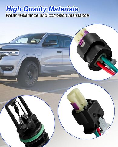 Air Charge Temperature Sensor & Connector Pigtail Harness Fit for Chrysler 200 Dodge Jeep RAM 2011-2017 Replace 5149182AA, 5149182AB in Saudi Arabia