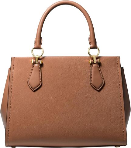 Michael Kors Marilyn Medium Satchel, Vanilla/Luggage in Saudi Arabia