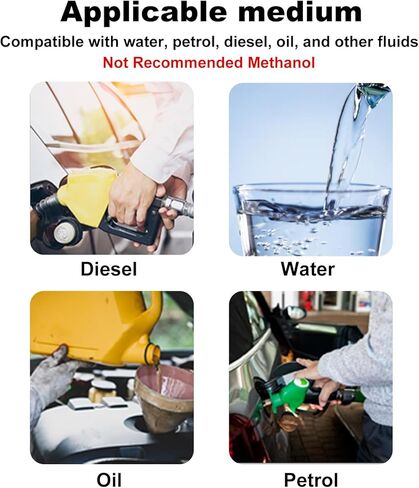 1/4" Fuel Check Valve, 2PCS OD 6mm One Way Bleeder Valve Inline Non Return for Diesel Gasoline Silver in Kuwait