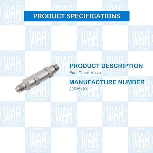 Fuel Check Valve Regulator Compatible with Detroit Diesel Series 60 Engines 14L Replaces 23535129 in Kuwait