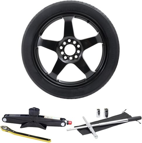 Complete Compact Spare Tire Kit w/Carrying Case - Fits 2017-2024 Tesla Model S - Modern Spare in Kuwait