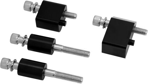 Driver Floorboard Extensions 1-1/4 inch Driver Floorboard Outward Extension Fit For Harley Touring Electra Glides Road Glides Road Kings Street Glides Trikes 2014-2024 (Color:Black) in Saudi Arabia