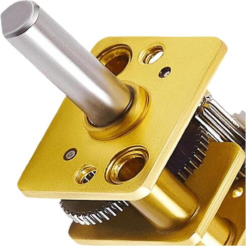 GLINTDEER N30 DC Micro Metal Gear Motor, Silver, 12mm Diameter, 40.8mm Length, 3V-12V, Multiple Speed Options 15-1000RPM, for DIY Projects, Robotics (150 3V) in Saudi Arabia