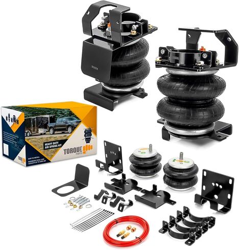 TORQUE Airbag Air Bag Suspension Kit for 2011-2025 Chevrolet Chevy Silverado 2500 3500 HD and GMC Sierra 2500 3500 HD 2500HD 3500HD Rear Air Bag 5000 lbs (Replaces Firestone Ride Rite 2613) (TR2613) in Kuwait