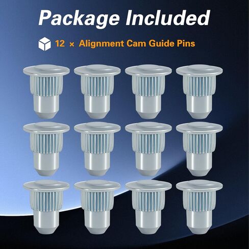 12 Pcs Alignment Cam Guide Pins Camber Pins Compatible with Chevrolet Avalanche Silverado Tahoe Suburban GMC Sierra Savana Yukon Cadillac Escalade Hummer H2 H3 in Saudi Arabia