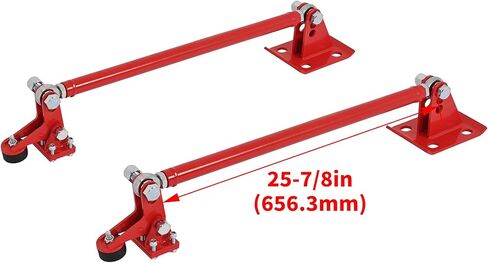 شريط ربطة عنق الجر متوافق مع 1988-2018 Chevy Silverado GMC Sierra 2WD 4WD المحور المقلوب الشاحنة الخلفية القضبان (الأحمر) in Kuwait