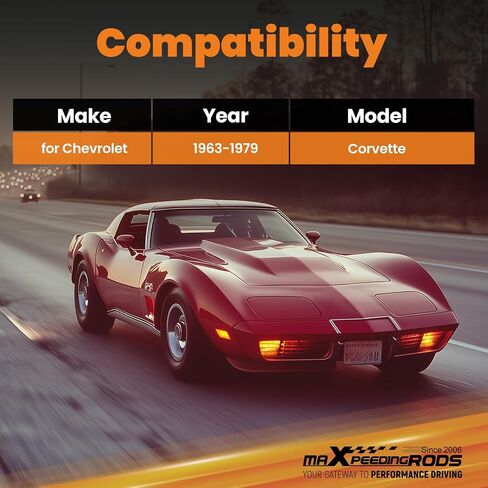 MaxPeedingRods قضبان الدعامة الخلفية القابلة للتعديل لشيفروليه كورفيت 1963-1979 in Saudi Arabia