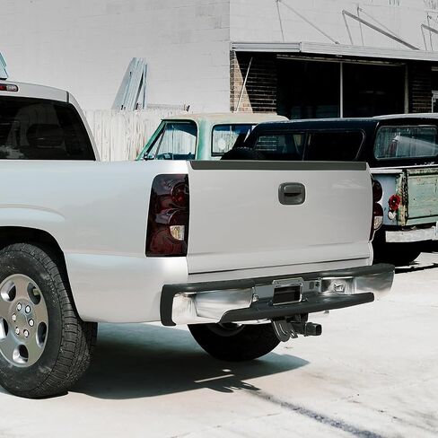 KUAFU Chrome Rear Step Bumper Compatible with 1999-2006 Chevy Chevrolet Silverado GMC Sierra 1500 2500 Steel with License Plate Light Replacement for GM1103122 12496085 in Saudi Arabia